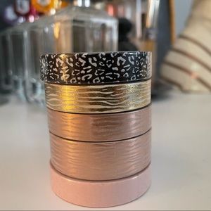 Simply Gilded 5 animal print washi